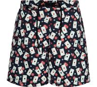 King Kerosin Pantaloncini da bagno Aop corti KKU311058 M Nero