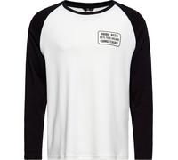 King Kerosin Raglan Longsleeve With Print "Beer" KKI32007 5XL Bianco