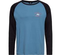 King Kerosin Raglan Longsleeve With Print "Goodsfellas" KKI32006 XXL Blu