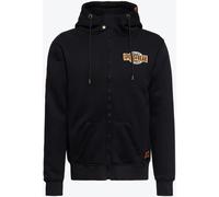 King Kerosin Ride Fast Speedfreak Adventure Felpa con cappuccio con zip, nero, taglia S per maschi