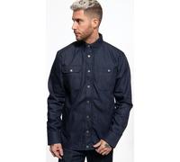 King Kerosin Road Kings Blanko Adventure Camicia funzionale, blu, taglia XL per maschi