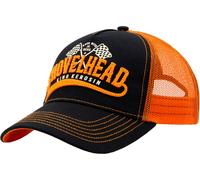 King Kerosin Shovelhead, tappo Taglia unica male Nero/Arancione