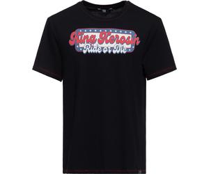 King Kerosin Stampa della T-shirt Ride or Die M Nero