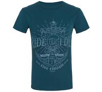 King Kerosin T-shirt Ride Till I Die Watercolour Blue M Blu