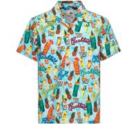 King Kerosin Tiki Cocktails Camicia a maniche corte, taglia 5XL per maschi
