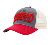 King Kerosin Uomo 3D Trucker Cap " Panhead " IN Grigio Red