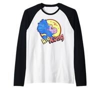 King Kong Skull Island Kid Logo Carino Film MonsterVerse Team Maglia con Maniche Raglan
