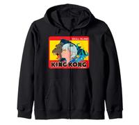 King Kong Skull Island Mitsume Personaggio Posa Anime Classico Felpa con Cappuccio