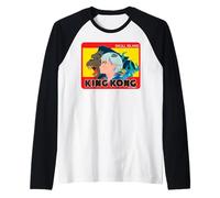King Kong Skull Island Mitsume Personaggio Posa Anime Classico Maglia con Maniche Raglan