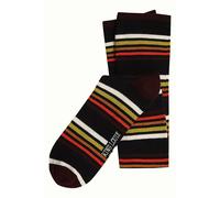 King Louie 10130 Calzettone Lungo Donna a Righe Nero/Multicolor Al Ginocchio
