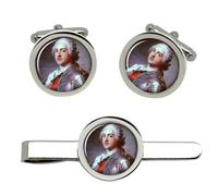 King Louis XV di Francia Gemelli E Fermacravatta Set