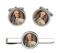 King Louis XVI di Francia Gemelli E Fermacravatta Set