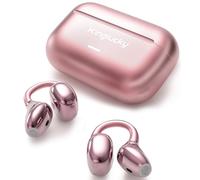 King Lucky Auricolari a clip wireless Bluetooth 5.4 - Auricolari aperti e cuffie, 50 ore di autonomia, impermeabilità IPX5, ENC, multipunto, perfetti per corsa, sport, allenamento, adatti per occhiali