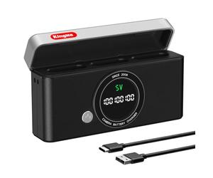 King Ma Caricabatterie a 3 Canali per Olympus LI-90B LI-92B Ricoh DB-110 | Compatibile con Olympus TG-1/TG-2/TG-3/TG-4/TG-5/TG-6/TG-7/XZ-2/SH-1/SH-2/SH-3/SH-50/SH-60/SP, Ricoh GR3/GR3x/WG6/WG7/G900