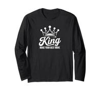 King Make Your Best Move Scacchi Design Maglia a Manica