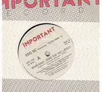 KING MC featuring SCREAMIN K - KING MC featuring SCREAMIN K - WHAT HAVE I DONE FOR YOU LATELY - 7 inch vinyl / 45