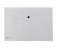 KING MEC - 00111318 - Busta con bottone Pull - 21 x 29,7 cm - trasparente - King Mec - 30046 - Conf. da 5 Pz. - 00111318