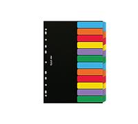 SEPARATORE A4 DOX 12 TASTI NEUTRI COLORATI