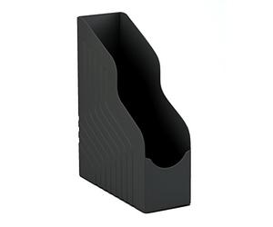 KING MEC Magazine Rack Portariviste Jumbo - Nero - 49110