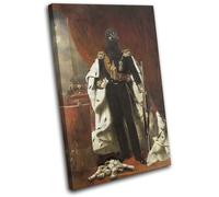 King Of Cash Retro Painting Vintage SINGLE TELA parete arte foto stampa