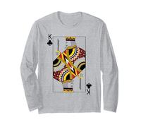 King of Clubs - Carte da Gioco per Blackjack Maglia a Manica