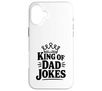 King of Dad scherza l"umorismo punny per i padri che amano le risate Custodia per iPhone 16 Plus