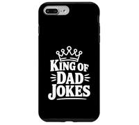 King of Dad scherza l"umorismo punny per i padri che amano le risate Custodia per iPhone 7 Plus/8 Plus