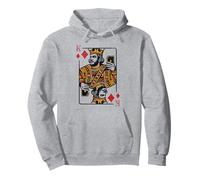 King of Diamonds - Carte da Gioco con Selfie Moderno Felpa con Cappuccio
