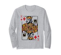 King of Diamonds - Carte da Gioco con Selfie Moderno Maglia a Manica
