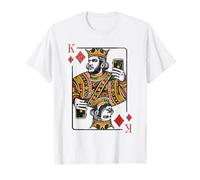 King of Diamonds - Carte da Gioco con Selfie Moderno Maglietta