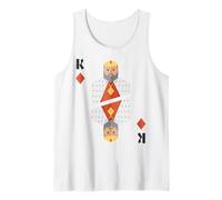 King of Diamonds - Costume da Gruppo di Carte di Halloween Canotta