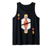 King of Diamonds - Costume da Gruppo di Carte di Halloween Canotta