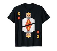 King of Diamonds - Costume da Gruppo di Carte di Halloween Maglietta