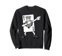 King of Diamonds Dab Funny Dabbing Card Felpa