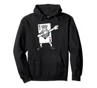 King of Diamonds Dab Funny Dabbing Card Felpa con Cappuccio