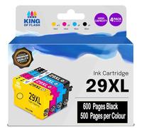 KING OF FLASH Cartucce d'inchiostro compatibili 29 XL Multipack per Epson Expression Home XP-235, XP-455, XP-245, XP-332, XP-335, XP-342, XP-432, XP-435, XP-442, XP-445 XP-247 XP-345 Strawberry Ink (1