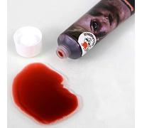 King of Halloween, 4 x 30 ml di sangue artificiale scura per Halloween di alta qualità, trucco zombie, trucco vampiro, sangue finto