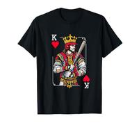 King Of Hearts Baseball Battle - Softball, carte da gioco Maglietta