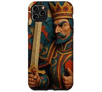 King of Hearts Playing Card Fantasy Paper Cut Lucky Poker Custodia per iPhone 11 Pro Max