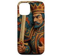 King of Hearts Playing Card Fantasy Paper Cut Lucky Poker Custodia per iPhone 12/12 Pro