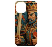 King of Hearts Playing Card Fantasy Paper Cut Lucky Poker Custodia per iPhone 12 Pro Max
