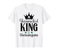 King of Shananigans Malarkey Shenanigator St Patricks Irish Maglietta