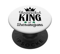 King of Shananigans Malarkey Shenanigator St Patricks Irish PopSockets PopGrip Adesivo
