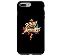 King of the Airwaves Radio Broadcast DJ Design Custodia per iPhone 7 Plus/8 Plus