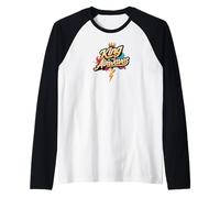 King of the Airwaves Radio Broadcast DJ Design Maglia con Maniche Raglan
