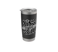 King Of The Grill Bicchiere termico in acciaio inox doppia parete