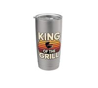 King Of The Grill Bicchiere termico in acciaio inox doppia parete