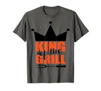 King of the Grill-Funny - Maglietta da barbecue per gli uomini che cucinano Maglietta