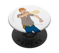 King of the Hill Dale Pocket Sand Attack Retro Cartoon PopSockets PopGrip Adesivo