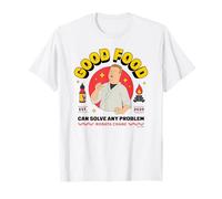 King of The Hill Good Food Can Solve Any Problem Poster Maglietta